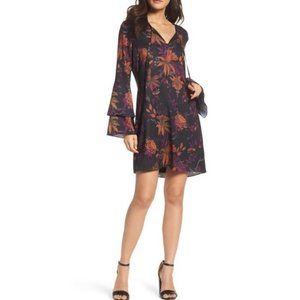 Kobi Halperin Primrose Bell Sleeve Dress Size M